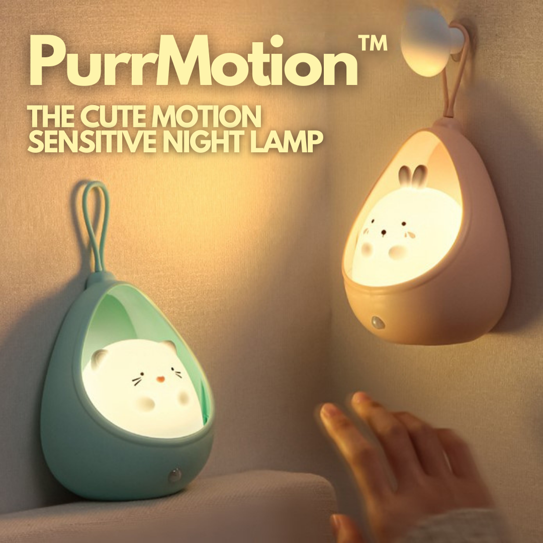 PurrMotion™ - L'adorabile Lampada Sensibile al Movimento